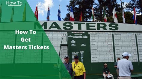 The applications are processed each prior September. . Masters tickets for sale